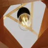 Minimalist Veneer Wood Chandelier