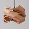 Minimalist Veneer Wood Chandelier