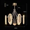 Crystal Shell Luxe Chandelier
