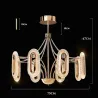 Crystal Shell Luxe Chandelier