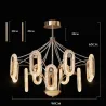Crystal Shell Luxe Chandelier