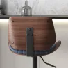 Nordic Leather Bar Stool