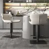 ArcticLight Leather Bar Chair
