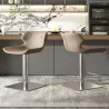ArcticLight Leather Bar Chair