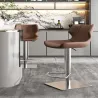 ArcticLight Leather Bar Chair