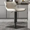 ArcticLight Leather Bar Chair