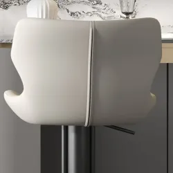 ArcticLight Leather Bar Chair