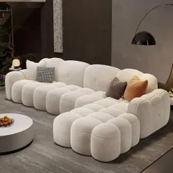 Luxury Straight Fabric Sofa