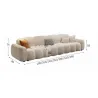 Luxury Straight Fabric Sofa