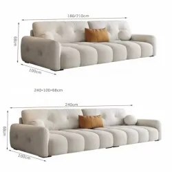 French Velvet Sofa