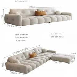 French Velvet Sofa