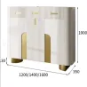Marble top console cabinet many size